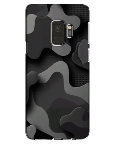 Чехол для Samsung Galaxy S9 (G960) с картинкой «Темный абстрактный камуфляж»