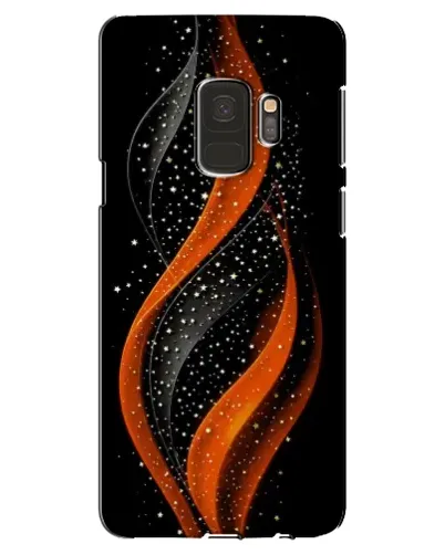Чехол для Samsung Galaxy S9 (G960) с картинкой «Огненная звездная волна»