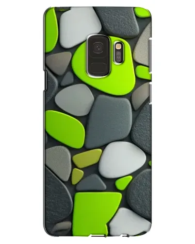 Чехол для Samsung Galaxy S9 (G960) с картинкой «Яркая неоновая галька»