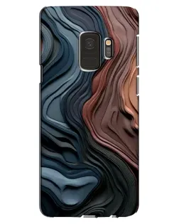 Чехол для Samsung Galaxy S9 (G960) с картинкой «Цветные волны каньона»