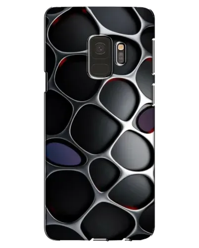 Чехол для Samsung Galaxy S9 (G960) с картинкой «Объемная темная решетка»