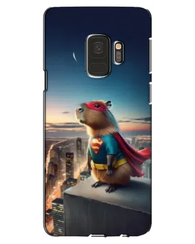Чехол для Samsung Galaxy S9 (G960) с картинкой «Капи-мен супергерой»
