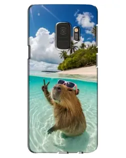 Чехол для Samsung Galaxy S9 (G960) с картинкой «Капибара на море»