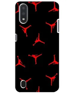 Чехол для Samsung Galaxy M01 Core (A013F) с картинкой «Jordan Red Pattern» Чехол для Samsung Galaxy M01 Core (A013F) с картинкой «Jordan Red Pattern»