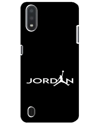 Чехол для Samsung Galaxy M01 Core (A013F) с картинкой «Jordan White Logo»
