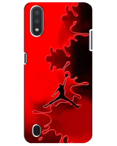 Чехол для Samsung Galaxy M01 Core (A013F) с картинкой «Jordan Red Smoke»
