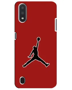 Чехол для Samsung Galaxy M01 Core (A013F) с картинкой «Jordan Red Back»