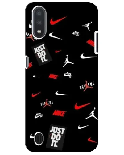 Чехол для Samsung Galaxy M01 Core (A013F) с картинкой «Nike Mix Pattern»