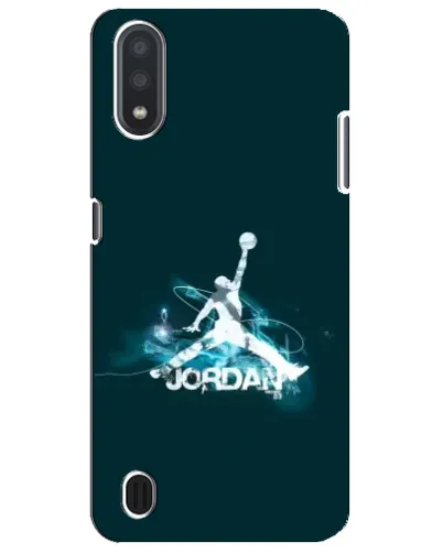 Чехол для Samsung Galaxy M01 Core (A013F) с картинкой «Jordan Blue Fire»