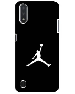 Чехол для Samsung Galaxy M01 Core (A013F) с картинкой «Jordan Silhouette»
