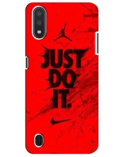 Чехол для Samsung Galaxy M01 Core (A013F) с картинкой «Nike Just Do It»