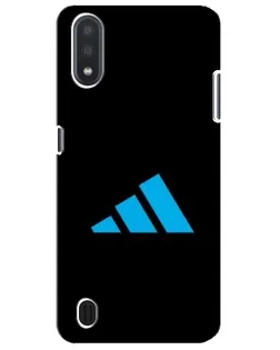 Чехол для Samsung Galaxy M01 Core (A013F) с картинкой «Adidas Cyan Logo»
