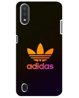 Чехол для Samsung Galaxy M01 Core (A013F) с картинкой «Градиент Adidas»