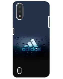 Чехол для Samsung Galaxy M01 Core (A013F) с картинкой «Adidas Water Drops»