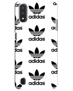 Чехол для Samsung Galaxy M01 Core (A013F) с картинкой «Adidas Pattern»