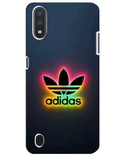 Чехол для Samsung Galaxy M01 Core (A013F) с картинкой «Неоновый Adidas»