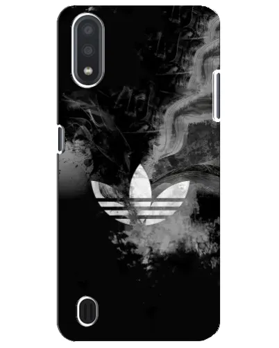 Чехол для Samsung Galaxy M01 Core (A013F) с картинкой «Абстрактный дым Adidas»