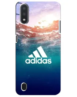 Чехол для Samsung Galaxy M01 Core (A013F) с картинкой «Океанская глубина адидас»