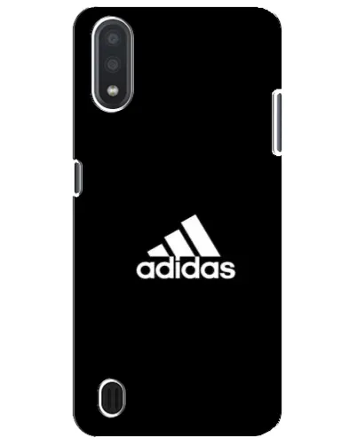 Чехол для Samsung Galaxy M01 Core (A013F) с картинкой «Черная классика Adidas»