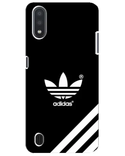 Чехол для Samsung Galaxy M01 Core (A013F) с картинкой «Adidas с диагональными полосами»