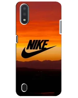 Чехол для Samsung Galaxy M01 Core (A013F) с картинкой «Nike — вечерний горизонт»