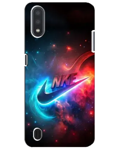 Чехол для Samsung Galaxy M01 Core (A013F) с картинкой «Огненный логотип Nike» Чехол для Samsung Galaxy M01 Core (A013F) с картинкой «Огненный логотип Nike»