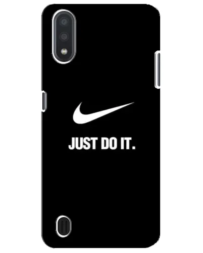 Чехол для Samsung Galaxy M01 Core (A013F) с картинкой «Классический принт Nike» Чехол для Samsung Galaxy M01 Core (A013F) с картинкой «Классический принт Nike»