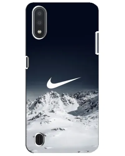 Чехол для Samsung Galaxy M01 Core (A013F) с картинкой «Nike — зимние горы» Чехол для Samsung Galaxy M01 Core (A013F) с картинкой «Nike — зимние горы»