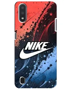 Чехол для Samsung Galaxy M01 Core (A013F) с картинкой «Градиентный принт Найк»