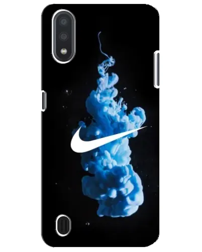 Чехол для Samsung Galaxy M01 Core (A013F) с картинкой «Nike и синий дым» Чехол для Samsung Galaxy M01 Core (A013F) с картинкой «Nike и синий дым»