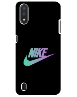 Чехол для Samsung Galaxy M01 Core (A013F) с картинкой «Nike — городская ночь»