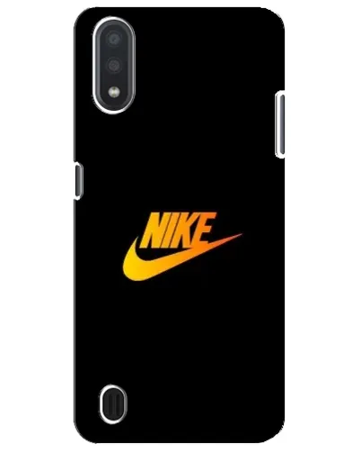 Чехол для Samsung Galaxy M01 Core (A013F) с картинкой «Золотой логотип Nike» Чехол для Samsung Galaxy M01 Core (A013F) с картинкой «Золотой логотип Nike»
