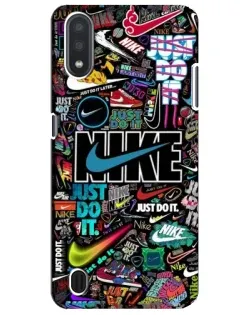 Чохол для Samsung Galaxy M01 Core (A013F) з картинкою «Яскравий колаж Nike»