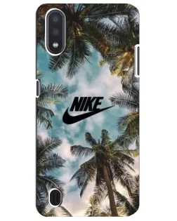 Чохол для Samsung Galaxy M01 Core (A013F) з картинкою «Тропічний принт Nike»