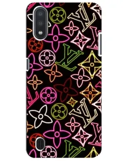 Чохол для Samsung Galaxy M01 Core (A013F) з картинкою «Неоновий мікс Nike»