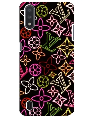 Чехол для Samsung Galaxy M01 Core (A013F) с картинкой «Неоновый микс Nike»