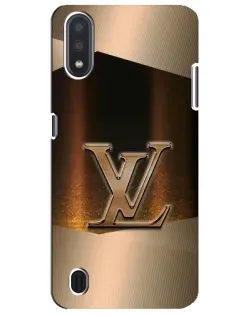 Чехол для Samsung Galaxy M01 Core (A013F) с картинкой «LV — золотое сияние»