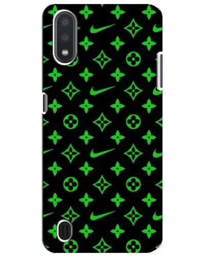 Чехол для Samsung Galaxy M01 Core (A013F) с картинкой «Неоновый принт LV»