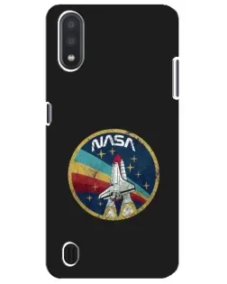 Чехол для Samsung Galaxy M01 Core (A013F) с картинкой «NASA — эмблема миссии» Чехол для Samsung Galaxy M01 Core (A013F) с картинкой «NASA — эмблема миссии»