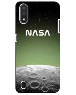 Чехол для Samsung Galaxy M01 Core (A013F) с картинкой «NASA — лунный градиент»