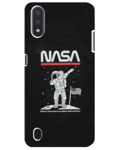 Чехол для Samsung Galaxy M01 Core (A013F) с картинкой «NASA — шагаем по Луне» Чехол для Samsung Galaxy M01 Core (A013F) с картинкой «NASA — шагаем по Луне»