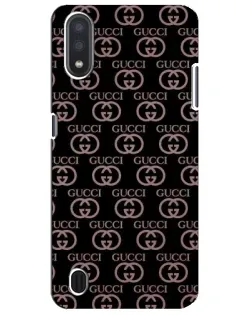 Чехол для Samsung Galaxy M01 Core (A013F) с картинкой «Классическая монограмма Gucci»