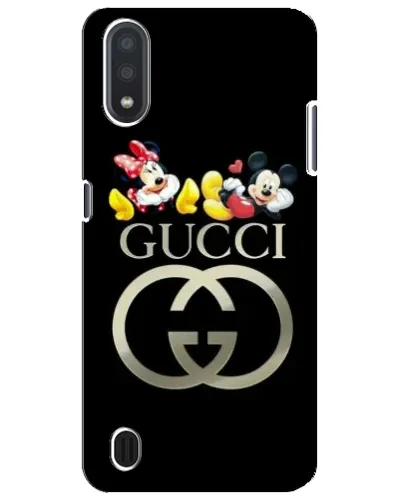 Чехол для Samsung Galaxy M01 Core (A013F) с картинкой «Gucci — герои Disney»