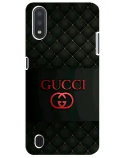 Чехол для Samsung Galaxy M01 Core (A013F) с картинкой «Gucci — стеганый черный»