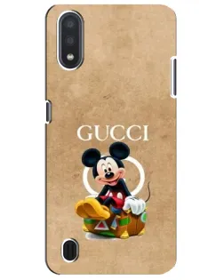 Чехол для Samsung Galaxy M01 Core (A013F) с картинкой «Микки Маус Gucci — крафт»