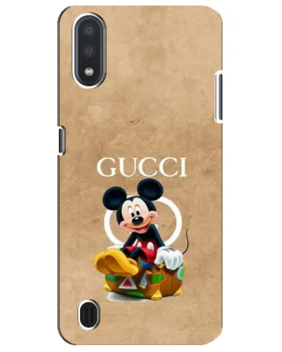 Чехол для Samsung Galaxy M01 Core (A013F) с картинкой «Микки Маус Gucci — крафт»