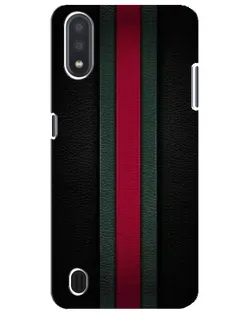Чехол для Samsung Galaxy M01 Core (A013F) с картинкой «Gucci — неоновая линия»