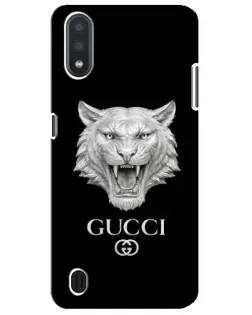 Чохол для Samsung Galaxy M01 Core (A013F) з картинкою «Gucci — срібний лев»