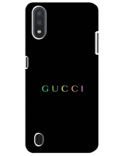 Чохол для Samsung Galaxy M01 Core (A013F) з картинкою «Gucci — неоновий мінімалізм»