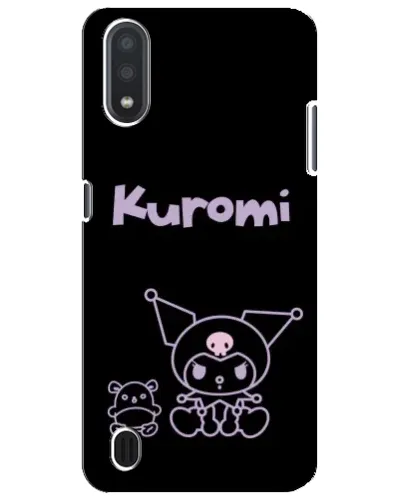 Чехол для Samsung Galaxy M01 Core (A013F) с картинкой «Kuromi — черный минимализм» Чехол для Samsung Galaxy M01 Core (A013F) с картинкой «Kuromi — черный минимализм»
